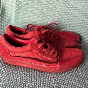 Vans Red Low-Top